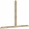 Ekena Millwork Portland Rough Sawn Timber Gable Bracket, Douglas Fir, 108"W x 72"H x 4"D x 4"F, 16/12 Pitch GBW108X72X0404POR00RDF - alternate 2
